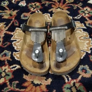 Gizeh Fringe Birkenstock sandals